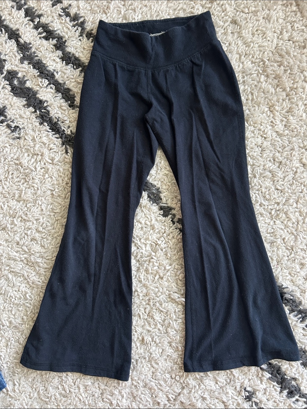 abercrombie kids Black Flared Leggings